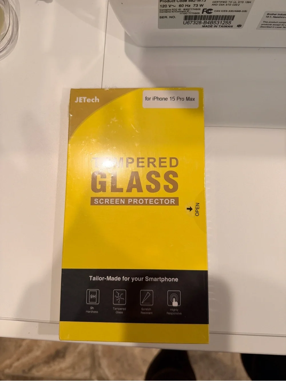 Tempered Glass Screen Protector for iPhone 15 Pro Max